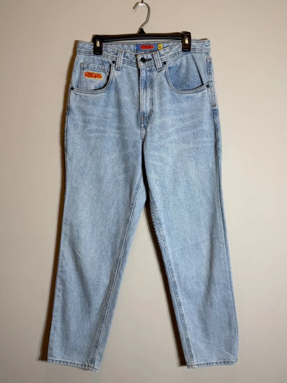 Empyre Colby Loose Fit Denim Skate Jeans Men's 30 Light Blue Wash Sk8 Relaxed